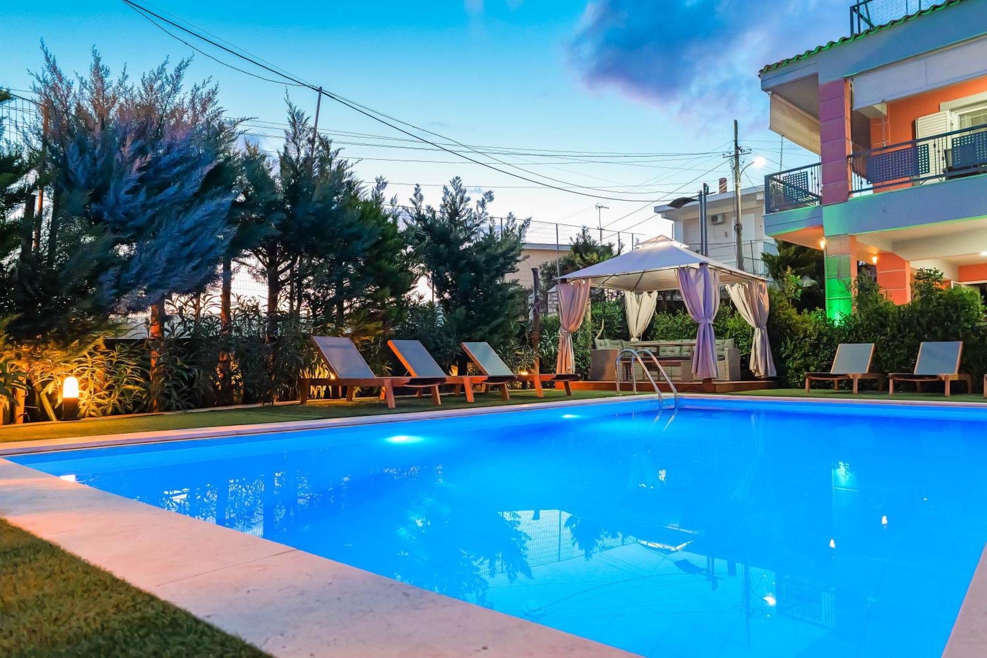 Villa Vrion Sarandë エクステリア 写真