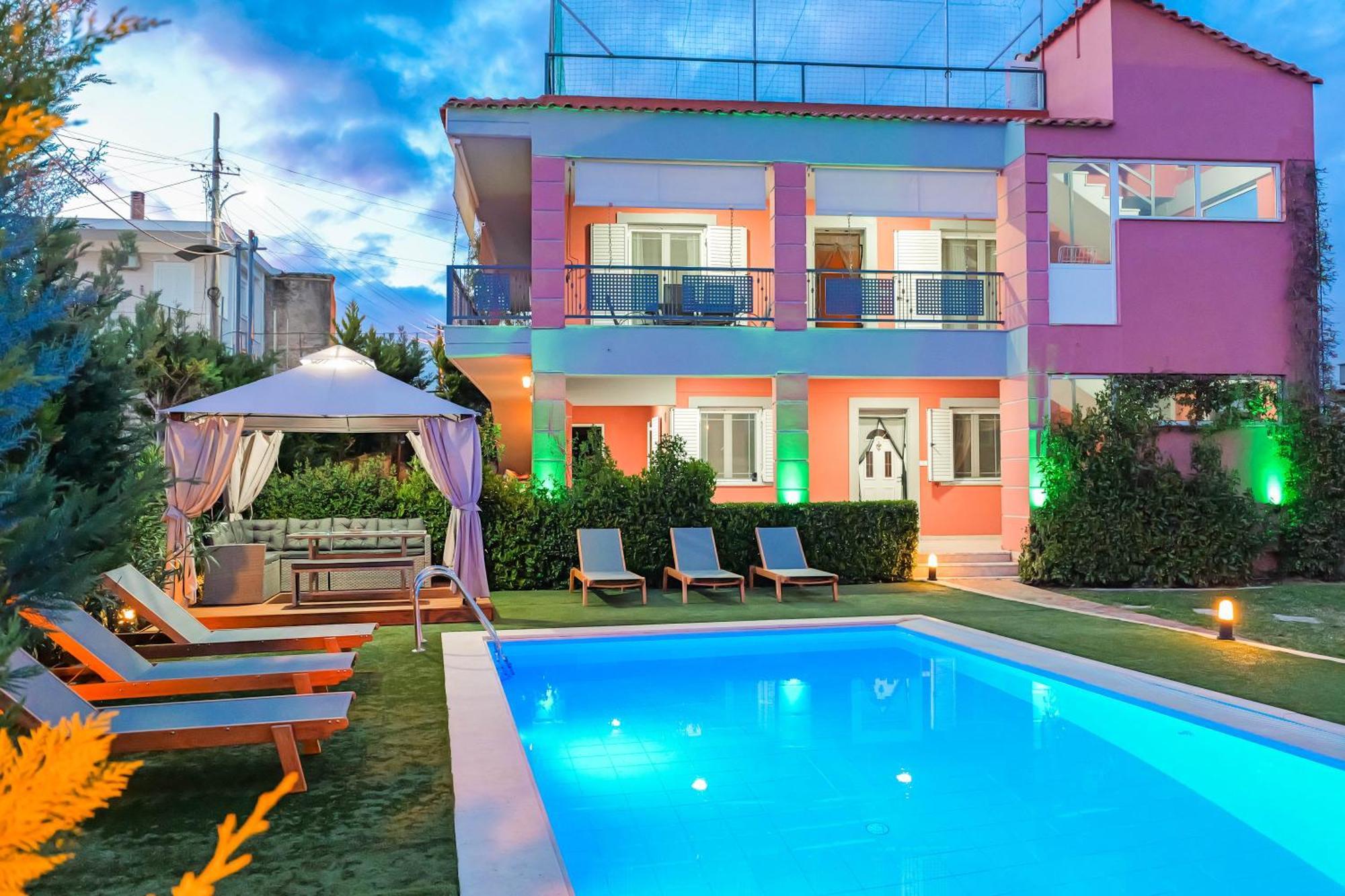 Villa Vrion Sarandë エクステリア 写真