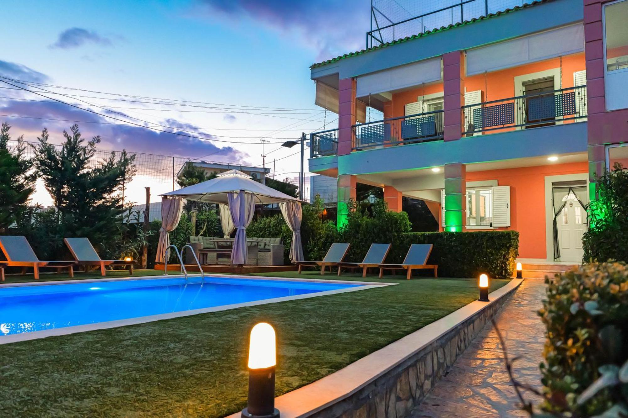 Villa Vrion Sarandë エクステリア 写真